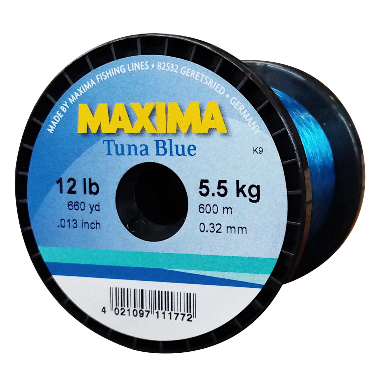 Maxima Nylon Fishing Line, 5.5KG/12LB 0.32MM, Colour Marine Green