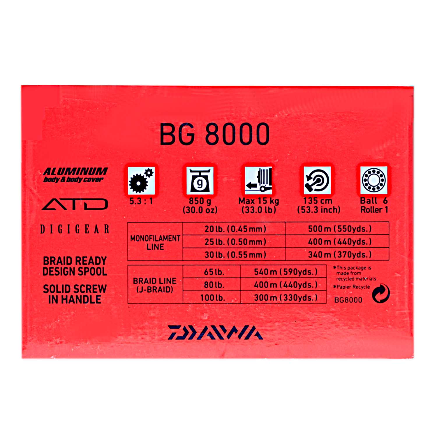 Daiwa BG 8000 - Search Shopping