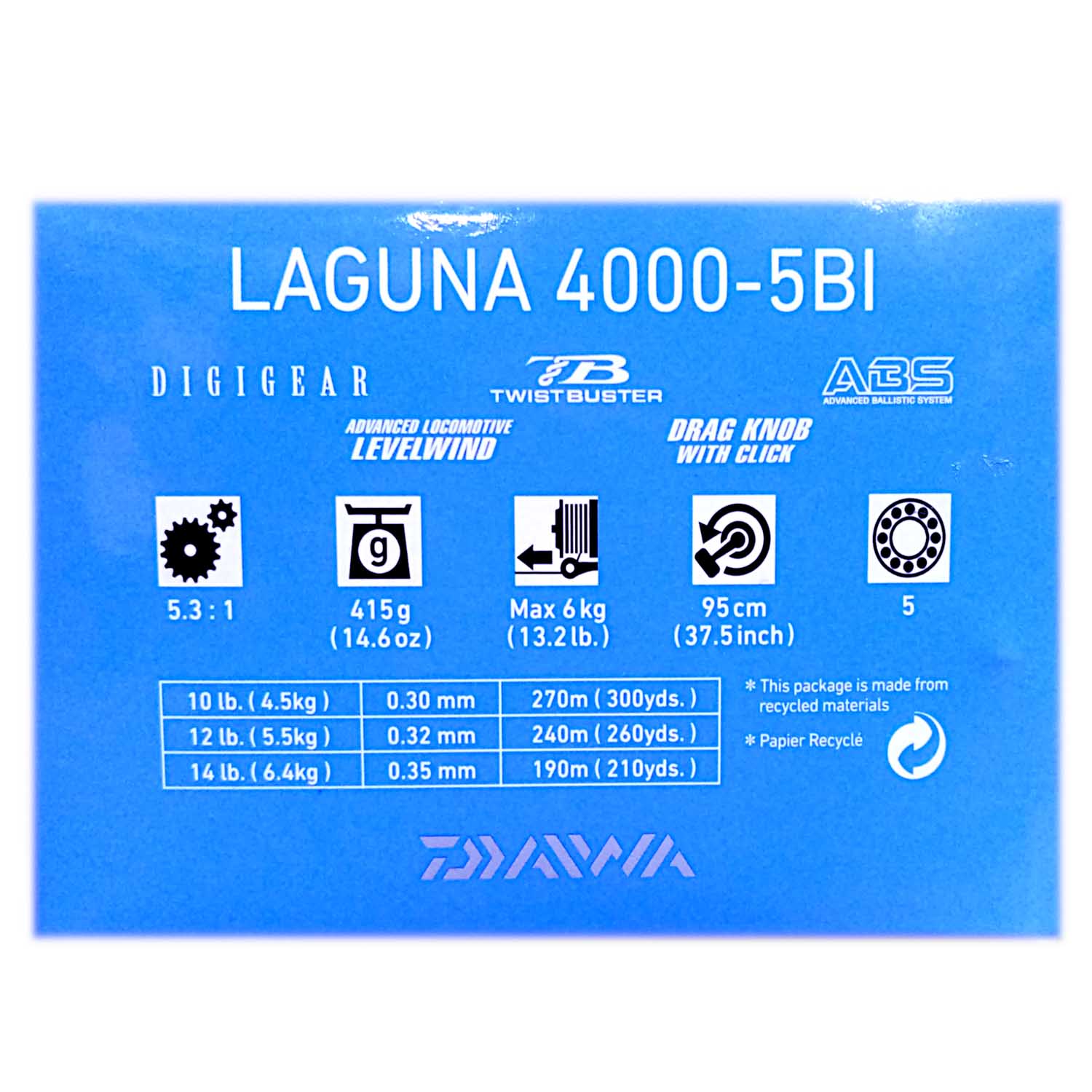Daiwa Laguna 4000 Spinning Reel - Showspace