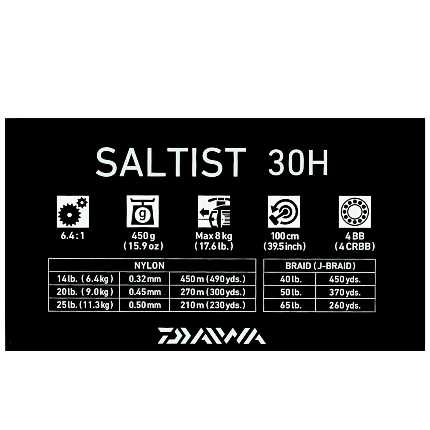 Daiwa 18 Saltist 30H