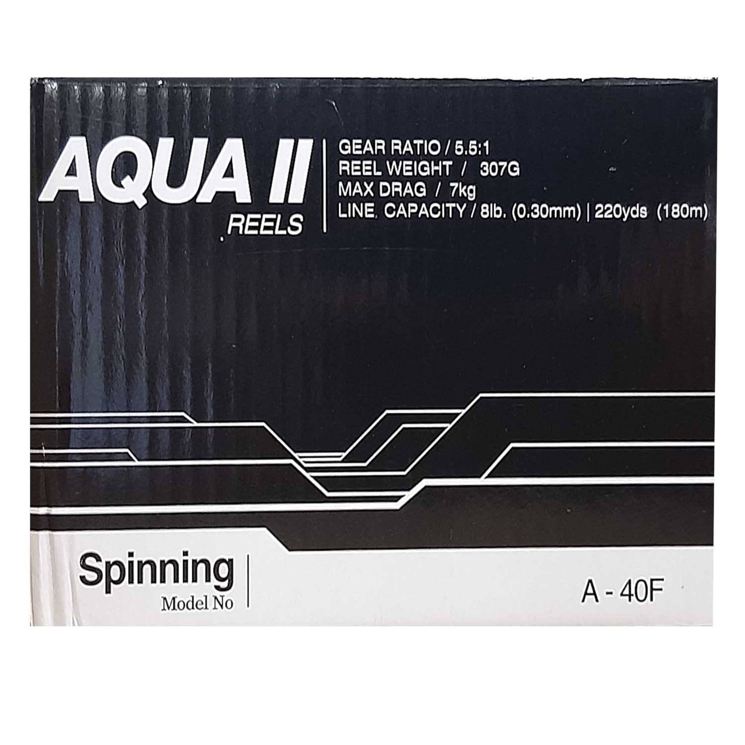 Aqua 40 Fishing Spinning Reel With White Line - Showspace