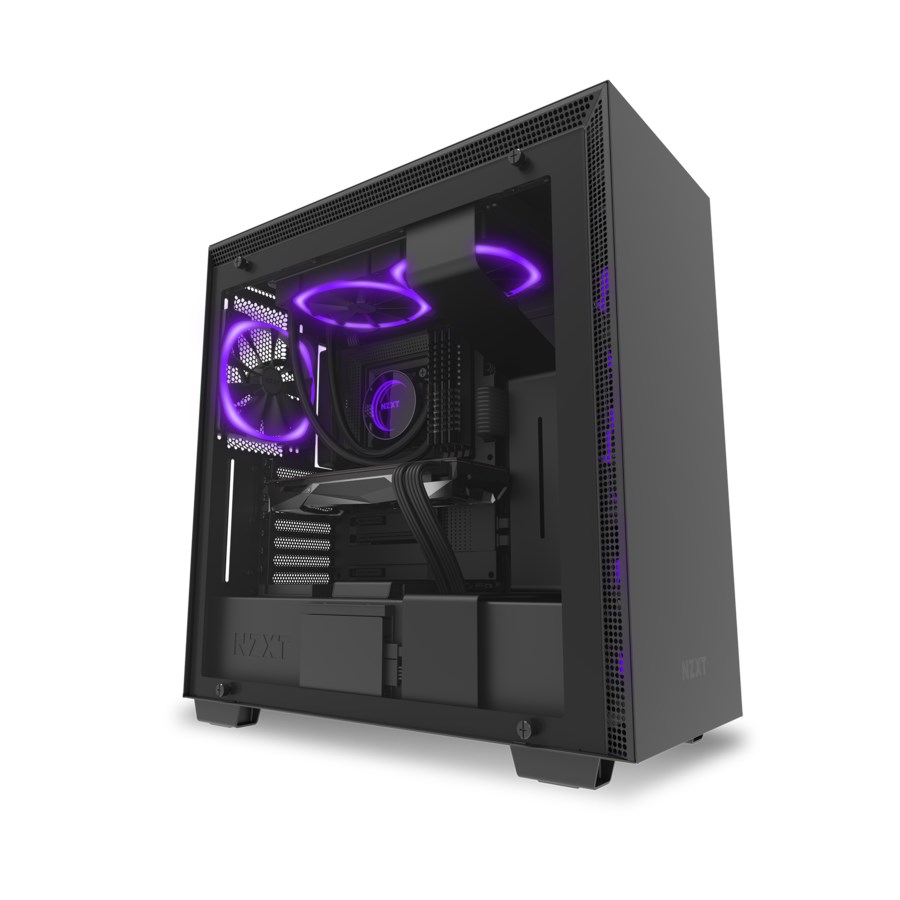 Nzxt Aer 120mm Rgb Case Fan - Cam Powered; 8 Leds; 500-1;500 Rpm 