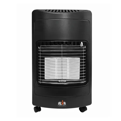 Alva Black 3 Panel Luxurious Infrared Radiant Gas Heater