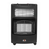 Alva Black Infrared Radiant Gas/Electric Dual Heater