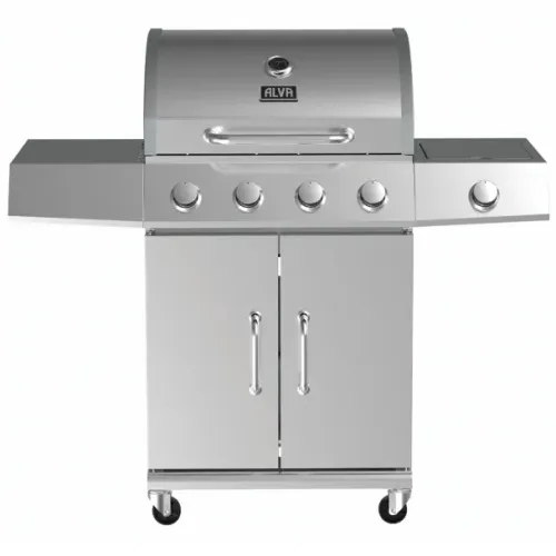 Alva Kalahari 4 Burner Gas Stainless Steel Braai