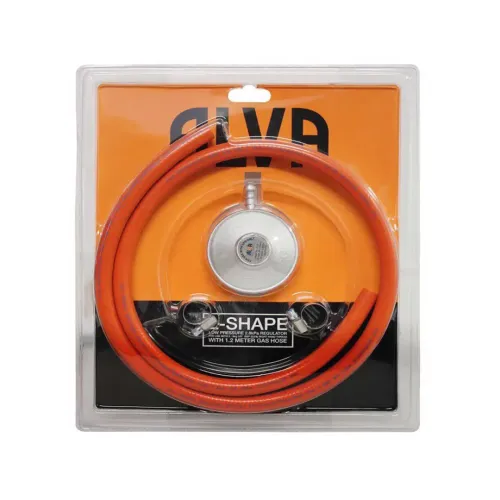 Alva L-Shape Hose & Regulator Blister Pack