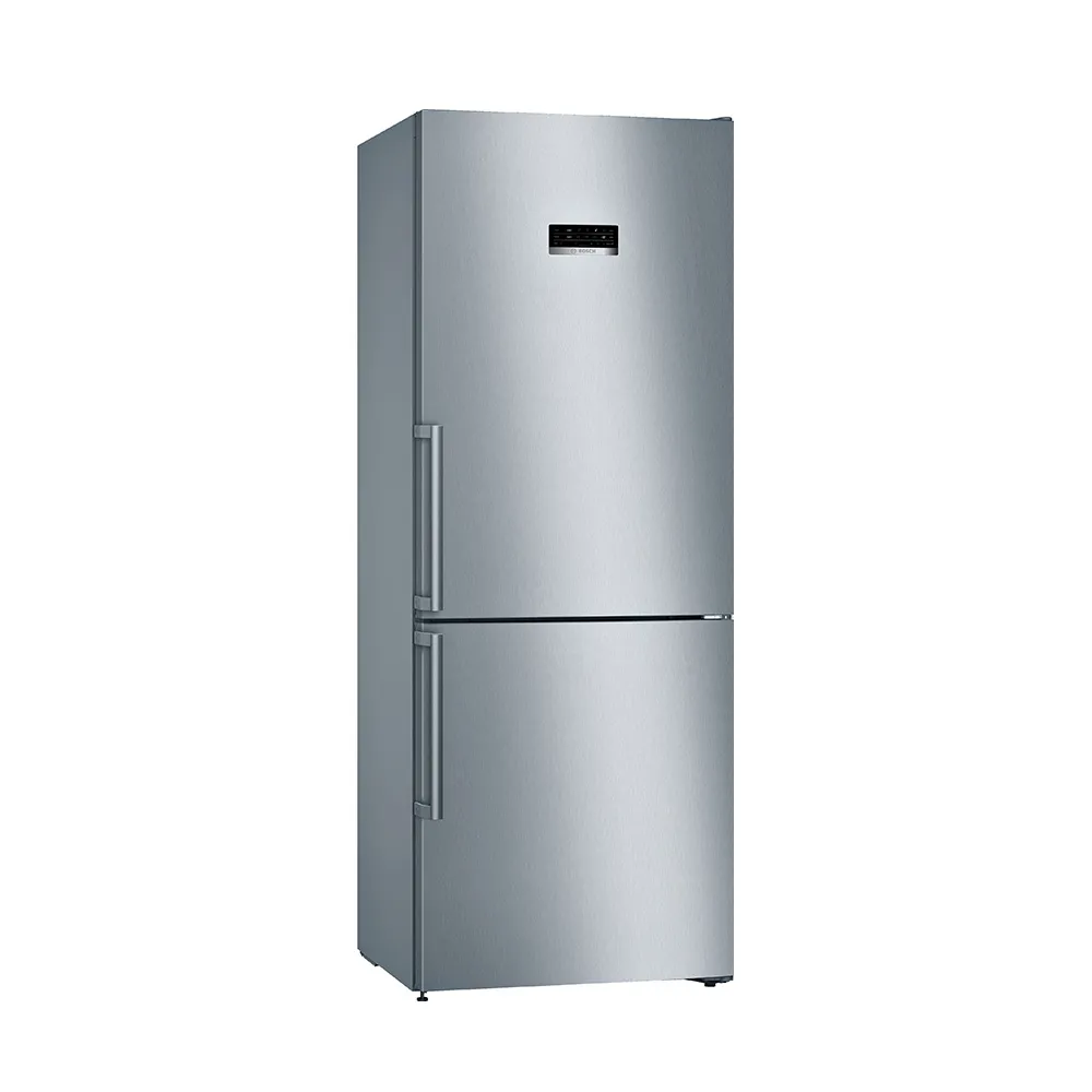 Bosch Serie 4 Fridge – 385 Litre No-Frost Bottom Freezer Combination Doors Inox Clean