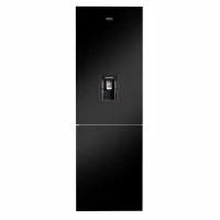 Defy 348lt Black Glass Fridge Freezer