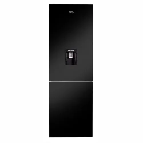 Defy 348lt Black Glass Fridge Freezer