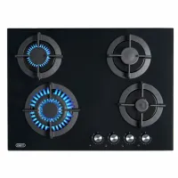 Defy Gemini Gas on Glass Hob with Wok