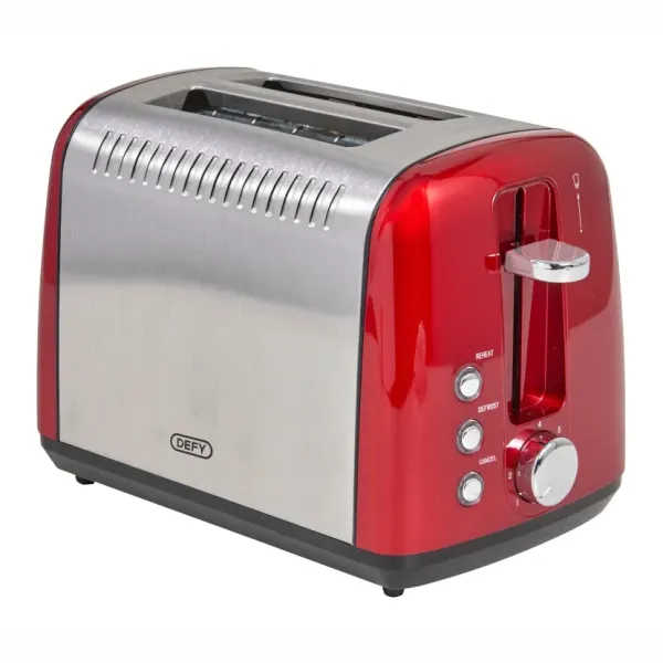 Defy Metallic Red 2 Slice Toaster