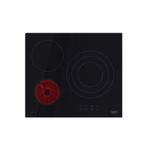 Defy Slimline Touch Control Vitroceramic Triple Zone Hob