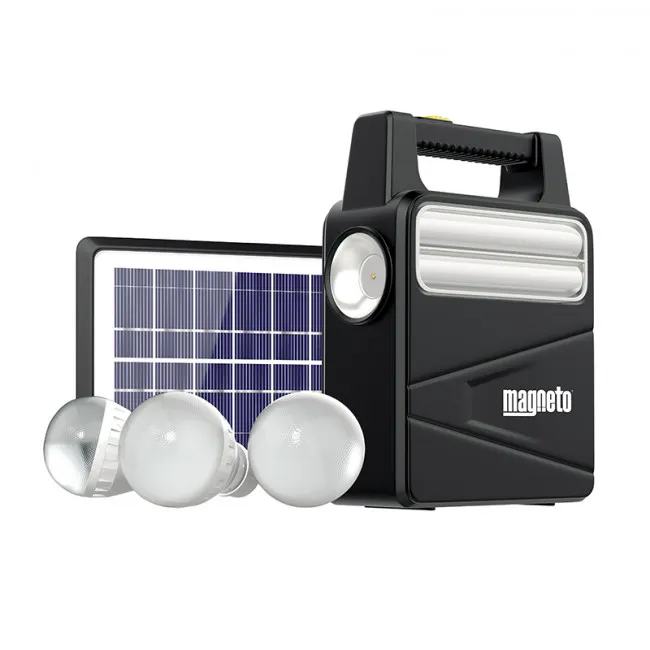 Magneto Solar Home Lighting System