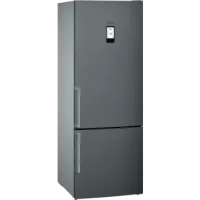 Siemens  505 Litre No Frost Fridge / Bottom Freezer Doors Black – Iq500