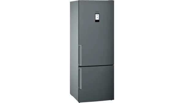 Siemens  505 Litre No Frost Fridge / Bottom Freezer Doors Black – Iq500