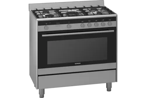 Siemens  90 Cm Freestanding Gas / Electric Cooker, 5 Burner, Double Fan – Iq500