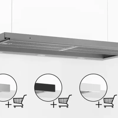 SERIE 6 90CM VISOR EXTRACTOR EXHAUST OR RECIRCULATION OPERATION - Image 5