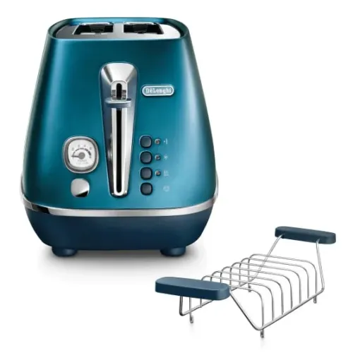 De'Longhi Distinta Flair 2 Slice Toaster Prestige Blue - Image 1