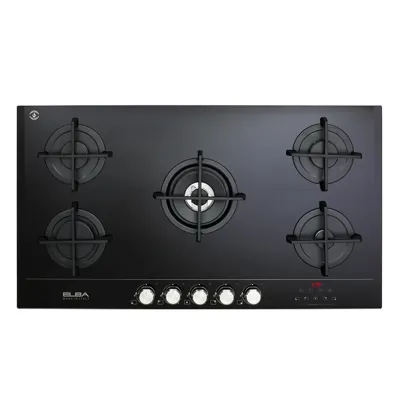 Elba 90cm Gas On Glass 5bnr Hob