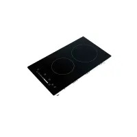 Elba Classic 30cm 2 Zone Ceran Hob Black