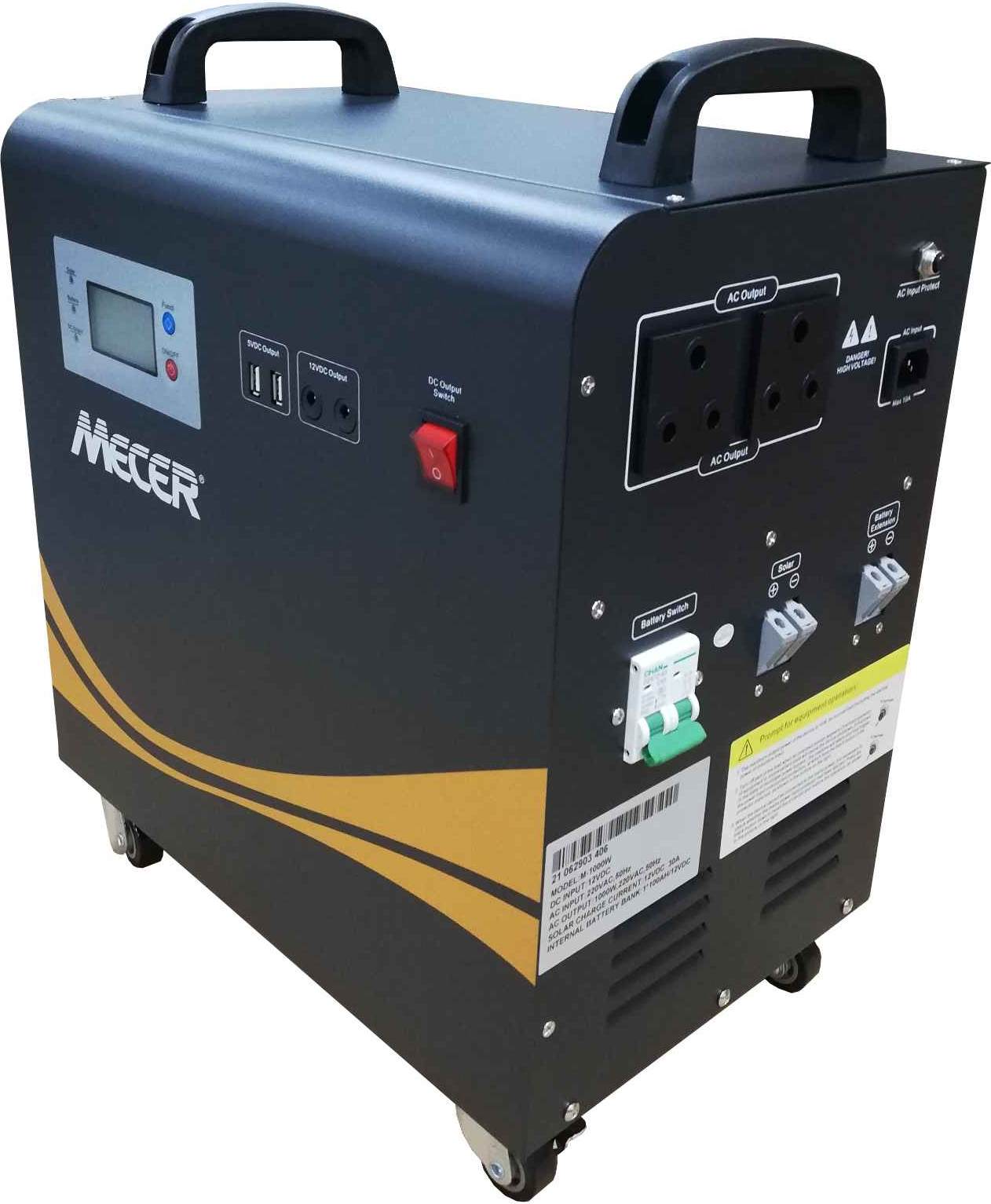 Mecer 1KW 12volt Mobile Inverter