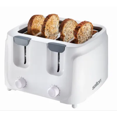 Salton White Cool Touch 4 Slice Toaster - Image 1