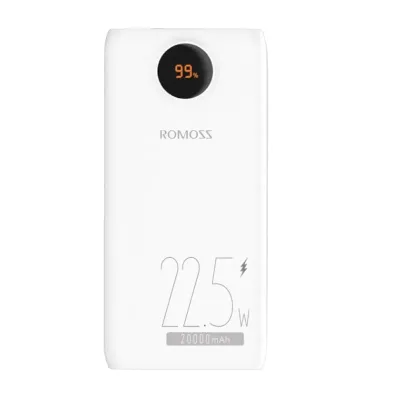 Romoss 20000mah 22.5w Power bank WHT - Image 1