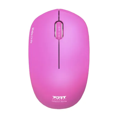 Port Connect MOUSE COLLECTION WIRELESS Fuschia - Image 1