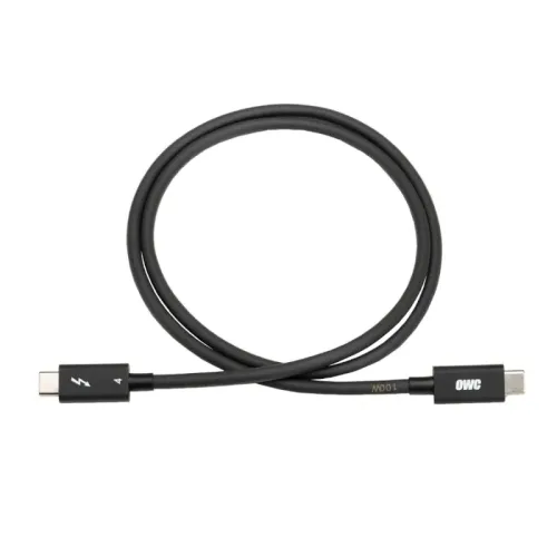 OWC Thunderbolt 3/4 0.7m Cable - Black - Image 2