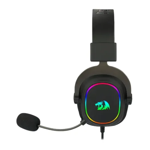 REDRAGON Over-Ear ZEUS-X USB RGB Gaming Headset - Black - Image 3