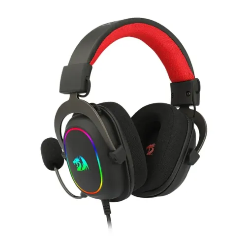 REDRAGON Over-Ear ZEUS-X USB RGB Gaming Headset - Black - Image 4