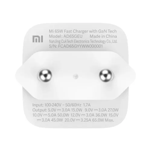 Xiaomi 65W Fast Charger with GaN Tech - Image 3