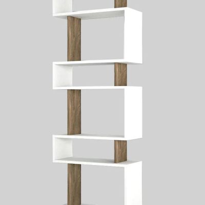 Armoire Blok Bookcase White Walnut - Image 2