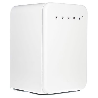 HUSKY - 110L UNDERCOUNTER RETRO FRIDGE - WHITE - Image 3