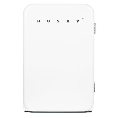 HUSKY - 110L UNDERCOUNTER RETRO FRIDGE - WHITE - Image 2