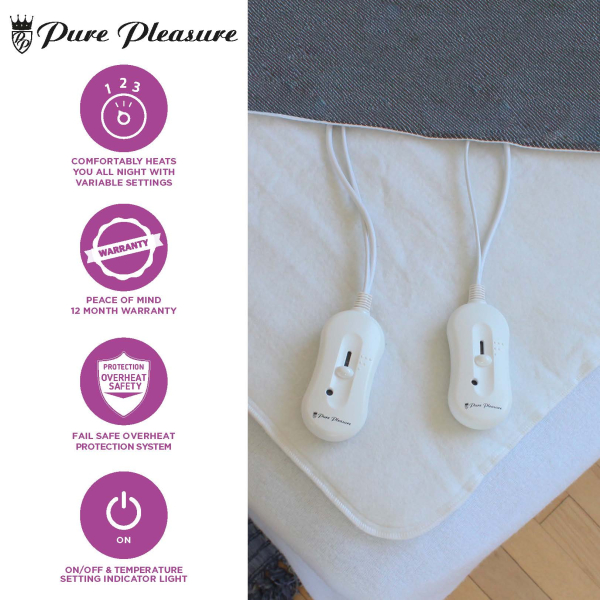 Pure pleasure electric blanket review new arrivals